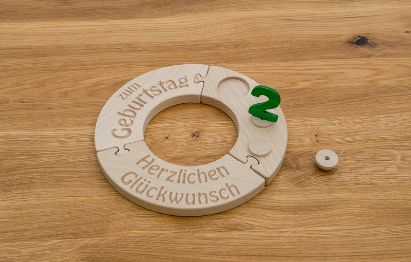 Schriftzug-Zwillinge, natur – Bild 5